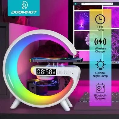 G63 Smart Light Clock- Wireless Bluetooth Speaker with Light